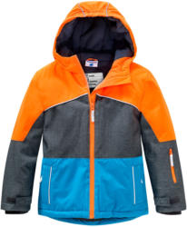 Jungen Schneejacke mit Blockstreifen