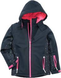 Mädchen Schneejacke mit neonpinken Akzenten