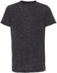 Gesprenkeltes Seitenreißverschluss T-Shirt