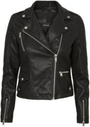 Jacke aus Lederimitat