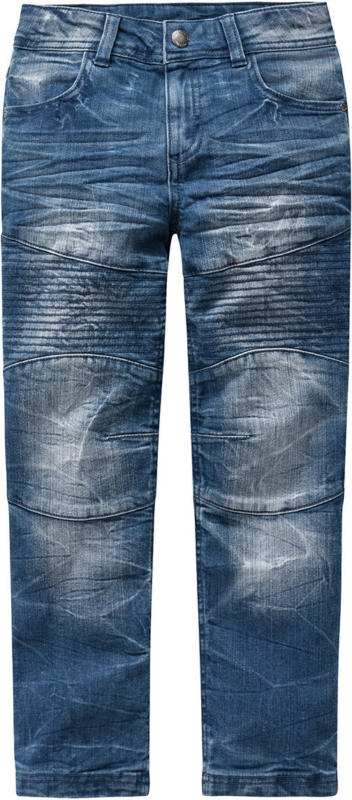 Jungen Straight-Jeans im Biker-Look