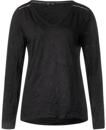 Crash Shirt mit V-Ausschnitt