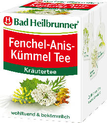 Bad Heilbrunner Fenchel-Anis-Kümmel Tee, 8 x 2 g