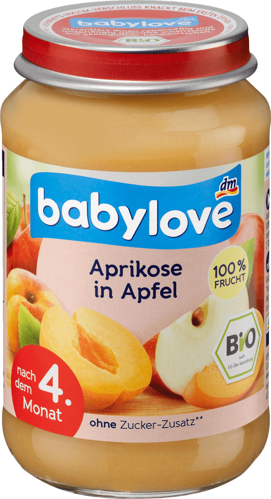 Babylove Fruchte Aprikose In Apfel Nach Dem 4 Monat Nur 0 50