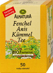 Alnatura Fenchel-Anis-Kümmel Tee, 50 x 2,5g
