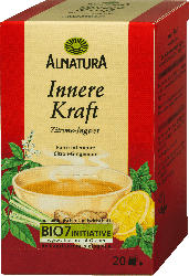 Alnatura Innere Kraft Zitrone-Ingwer Tee, 20 x 2 g