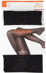 Damen Strumpfhose mit Glitzer-Print