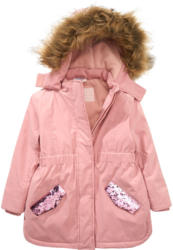 Mädchen Parka mit Wendepailletten