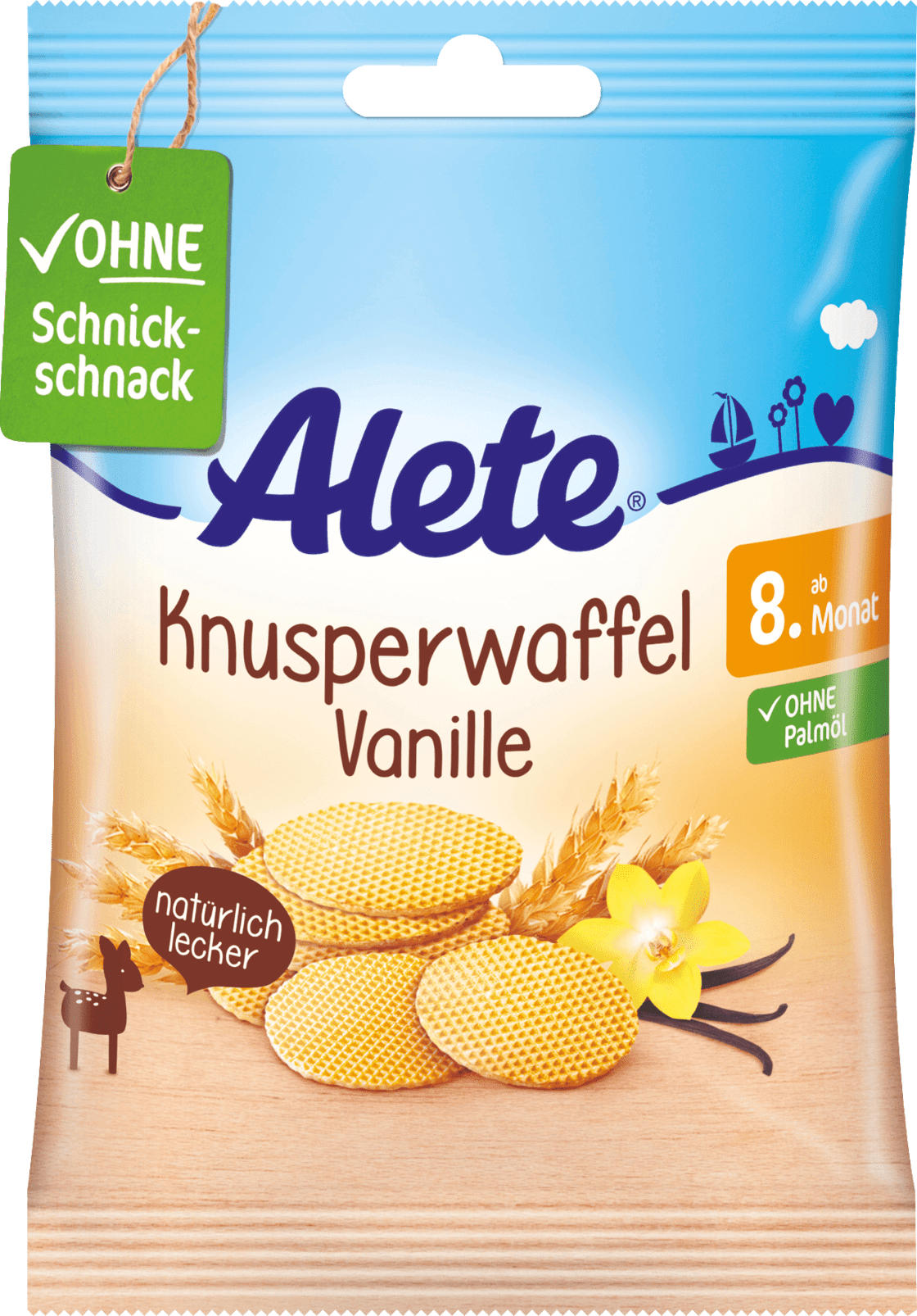 Alete Snack Knusperwaffel Vanille Ab 8 Monat Nur 0 65 Dm