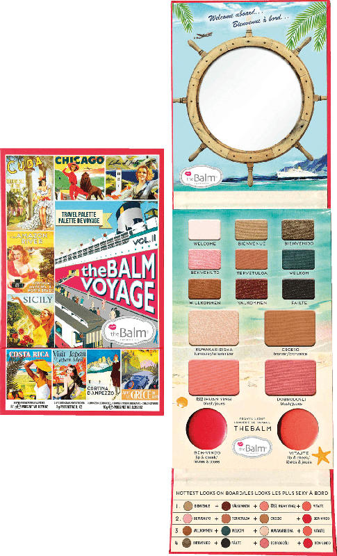 theBalm Rouge, Lippen & Lidschatten Palette Balm voyage 2