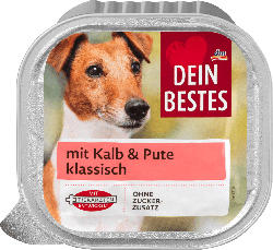Dein Bestes Nassfutter für Hunde mit Kalb & Pute, klassisch