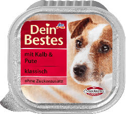 Dein Bestes Nassfutter für Hunde mit Kalb & Pute, klassisch