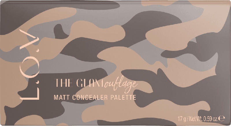 L.O.V Concealer Palette THE GLAMouflage matt Multicolor
