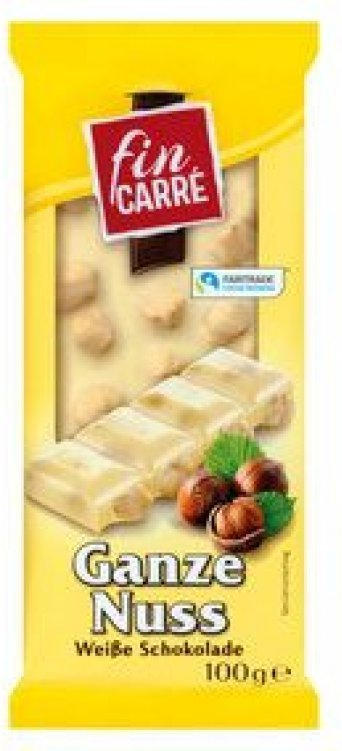 FIN CARRÉ Weiße Schokolade ganze Haselnuss ️ Online von Lidl Österreich ...