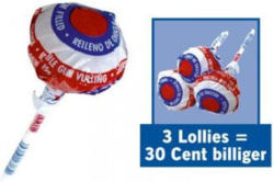 TICOPOP Lolly mit Kaugummifüllung
