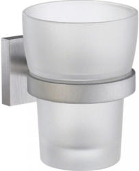 Zahnputzbecher Metall, Glas