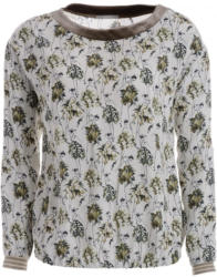 TUZZI Druckbluse mit Samtdetail