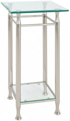 Beistelltisch In Metall, Glas