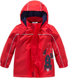 Baby Regenjacke mit Raketen-Print