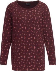 Damen Sweatshirt mit Allover-Print