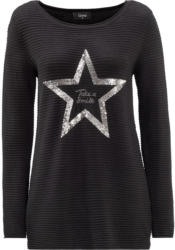 Damen Pullover mit Querrippen