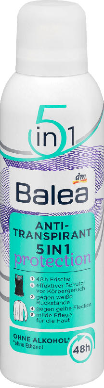 Balea Deo Spray Antitranspirant 5in1 Protection