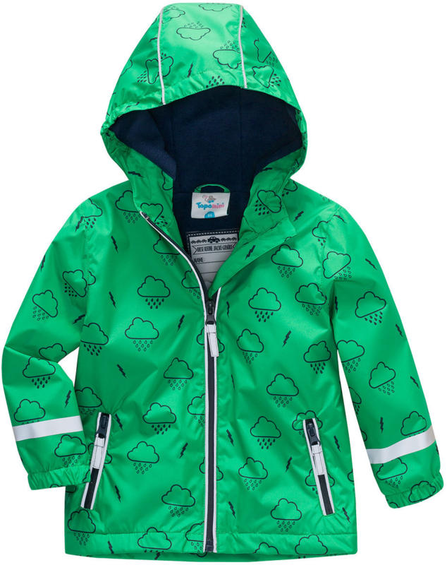 Baby Regenjacke mit Wolken-Motiv