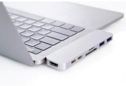 HyperDrive Thunderbolt 3 USB-C Hub silb. für MacBook Pro 2016/17/18, Air 2018