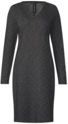Kleid mit Fischgrätenmuster