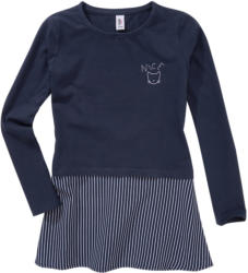 Mädchen Shirt mit Chiffon-Einsatz