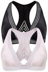 Petite Fleur Bralette-BH ohne Bügel mit sportlichem Racerback (2 Stück)
