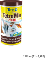 zookauf TETRA TetraMin Flakes 1 l Dose - bis 29.12.2018