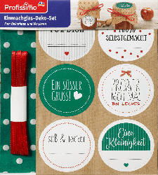 Profissimo Einmachglas-Deko-Set