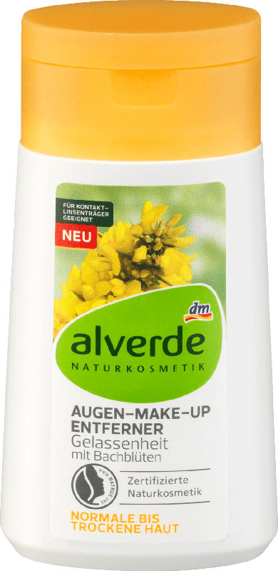 alverde NATURKOSMETIK Augen-Make-Up Entferner