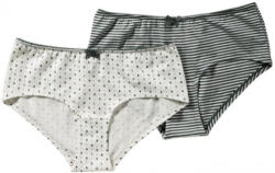 Damen-Panty mit hübscher Zierschleife, 2er Pack