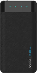 XLAYER Zusatzakku »Powerbank Solid Black 19200mAh Smartphones/Tablets«