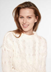 s.Oliver BLACK LABEL Zopfstrickpulli aus Wollmix