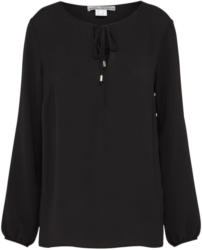 Bluse mit Plissee-Einsatz