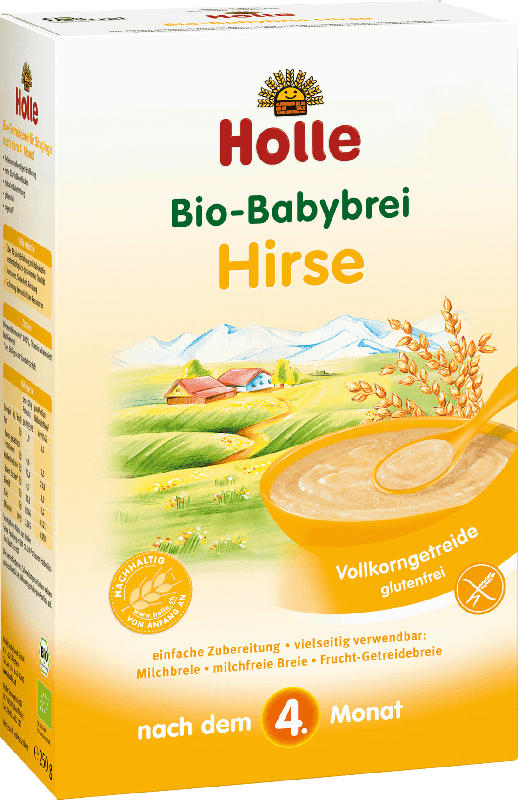 Holle baby food Getreidebrei Hirse Bio nach dem 4.Monat
