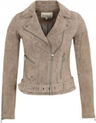 Lederjacke im Bikerjackenstil