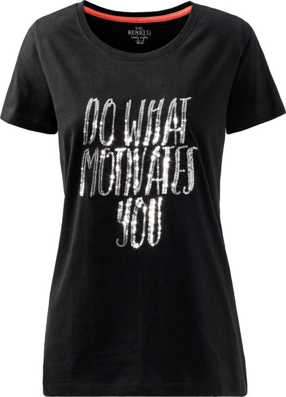 Damen Sportshirt mit Pailletten (Nur online)