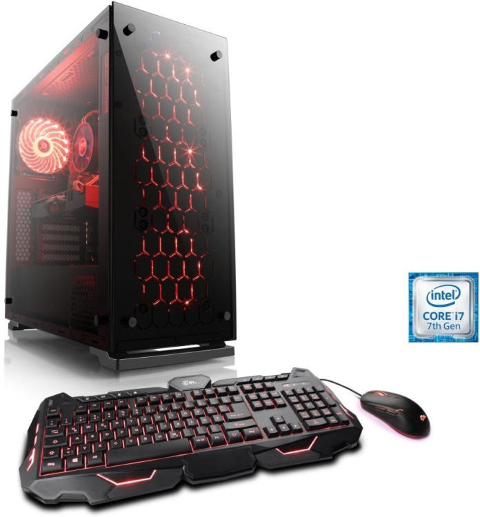 BoostBoxx Gaming PC i77700K GeForce GTX 1080 16GB DDR4 SSD »eSports