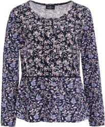 Damen Langarmshirt mit Schößchen