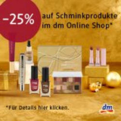 -25% auf beliebig viele Schminkprodukte