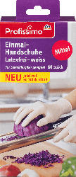 Profissimo Einmalhandschuhe latexfrei weiß M