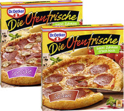 Dr Oetker Die Ofenfrische Pizza Salami Gefroren Jede 390 G Packung Und Weitere Sorten Nur 2 22 Real Angebot Barcoo