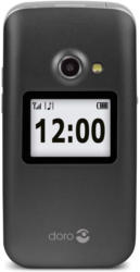 Doro 2424 Graphitgrau-Silber Klapphandy Notruffunktion 3MP Kamera BRANDNEU