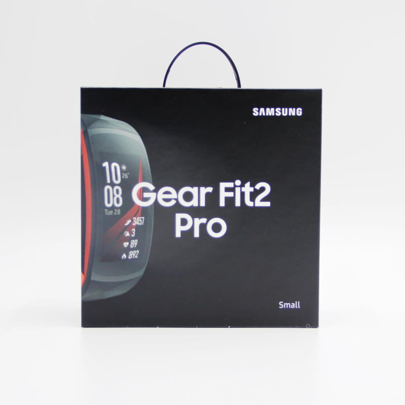 Samsung Gear FIT 2 Pro SM-R365 Schwarz-Rot (Gr.S) WLAN Fitnesstracking NEU OVP
