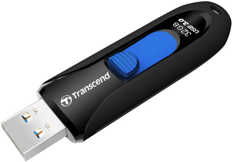 Transcend 32GB JetFlash 790 USB 3.0 LED Statusanzeige USB-Stick Schwarz NEU OVP