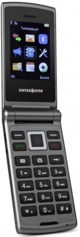 Swisstone SC 700 Titan Klapphandy 3MP Kamera Dual-SIM LED-Statusanzeige BRANDNEU